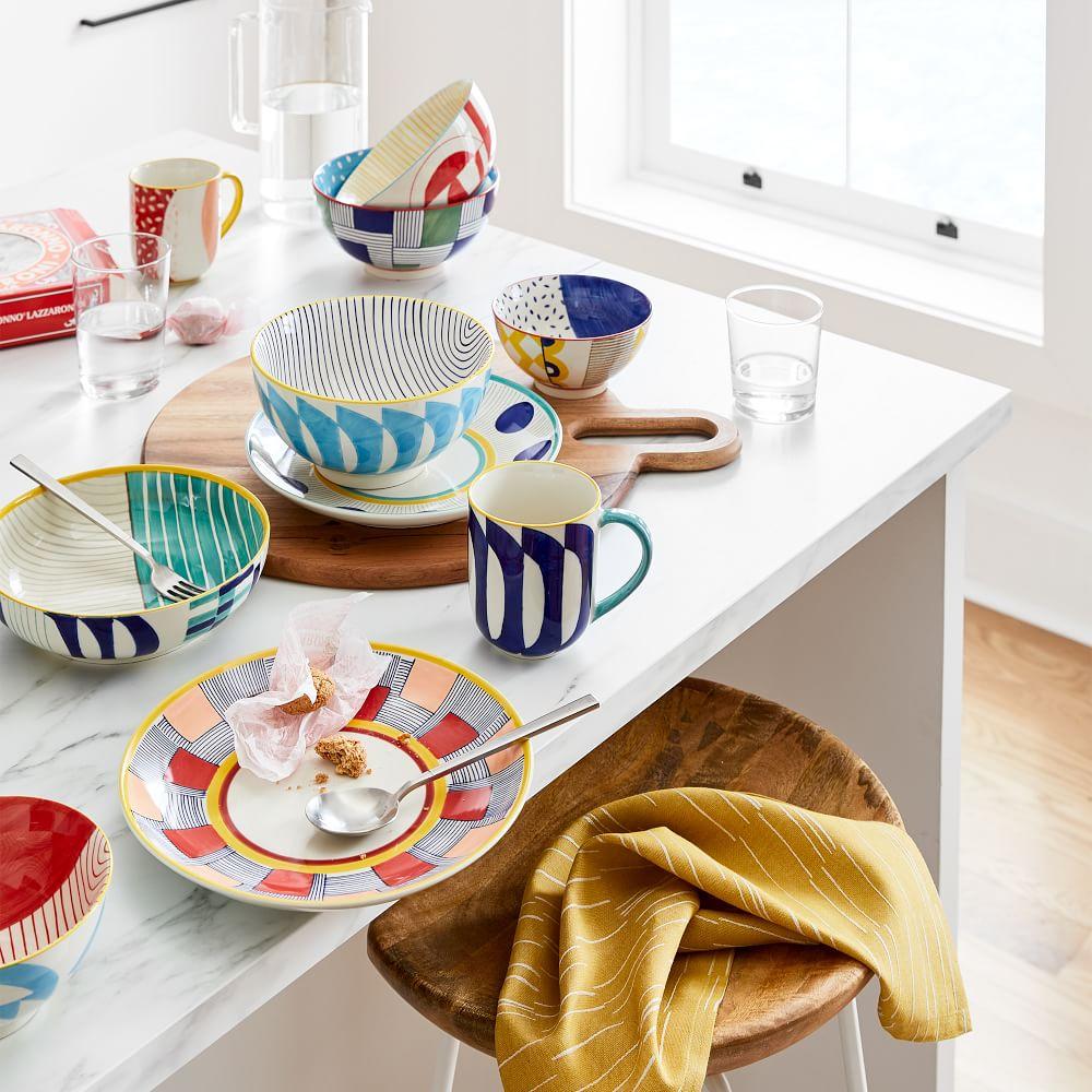 Handpainted Dinner Plates West Elm Australia